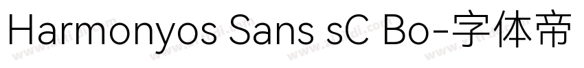Harmonyos Sans sC Bo字体转换